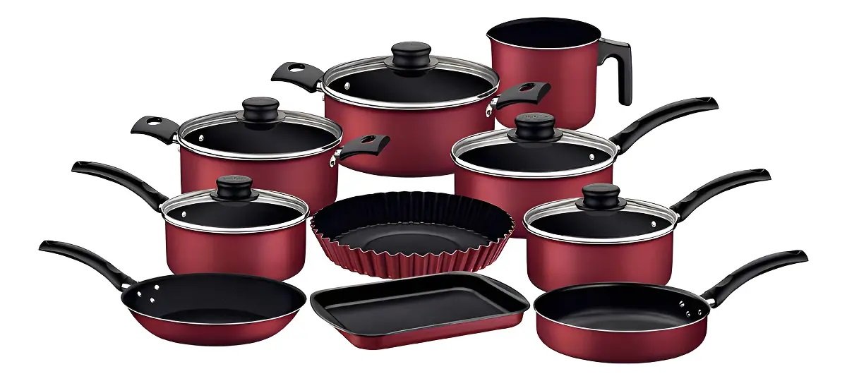 Conjunto De Panela Antiaderente Turim 10 Pcs Ver Tramontina 555